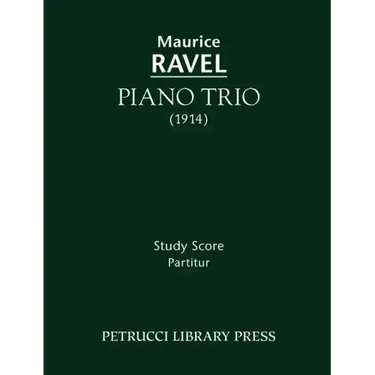Piano Trio: Study score