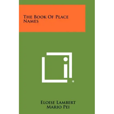 The Book of Place Names