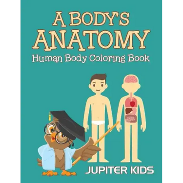 A Body's Anatomy: Human Body Coloring Book
