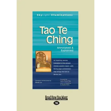 Tao Te Ching: Annotated & Explained (Large Print 16pt)