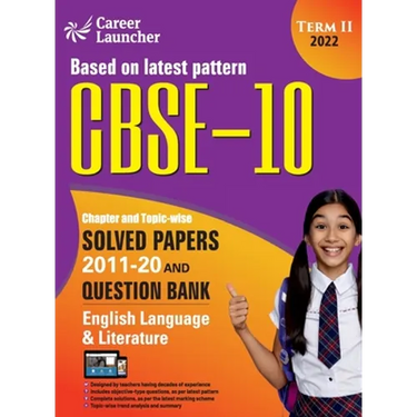 CBSE Class X 2022 - Term II: Chapter and Topic-wise Solved Papers 2011-2020 & Question Bank: English