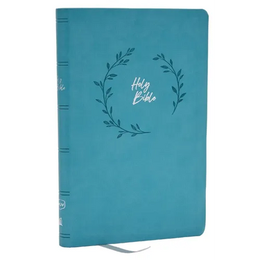 NKJV Holy Bible, Value Ultra Thinline, Teal Leathersoft, Red Letter, Comfort Print