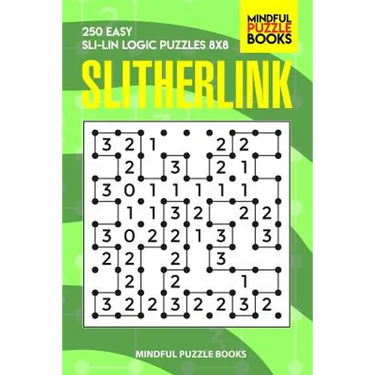 Slitherlink: 250 Easy Sli-Lin Logic Puzzles 8x8