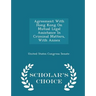 Agreement with Hong Kong on Mutual Legal Assistance in Criminal Matters, with Annex - Scholar's Choice Edition