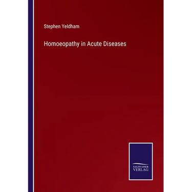 Homoeopathy in Acute Diseases