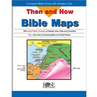 Then and Now Bible Maps: Compare Bible Times with Modern Day