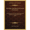 The Origin And Objects Of Ancient Freemasonry: Its Introduction Into The United States, And Legitimacy Among Colored Men (1853)