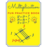 Multiplication Fun Practice Book: Japanese Calculation Method by Drawing Lines No Multiplication Facts - Easy Math Homeschool for Children - Brain Gam