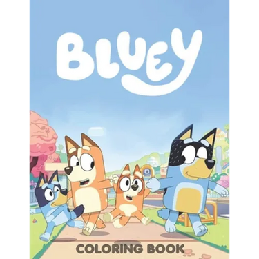 Blụey's Coloring Book: Blụey's Coloring Book For Kids, Ages 4-8, Ages 8-12 and Adults With 100+ High Quality Coloring Pages Perfect Gif