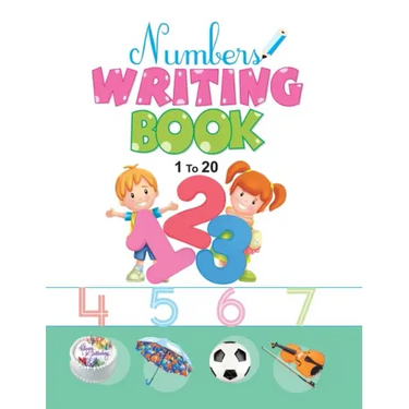 Number Writing Book: 1 to 20