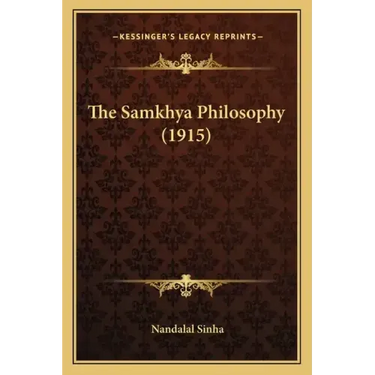The Samkhya Philosophy (1915)
