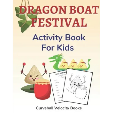 Dragon Boat Festival Activity Book for Kids: Puzzles for Kids 2nd Grade and Over