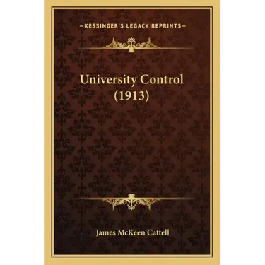 University Control (1913)