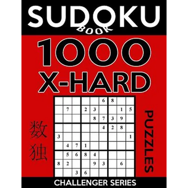 Sudoku Book 1,000 Extra Hard Puzzles: Sudoku Puzzle Book With Only One Level of Difficulty