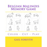 Belgian Malinois Memory Game: Color - Cut - Play