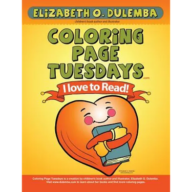 Coloring Page Tuesdays: I Love To Read