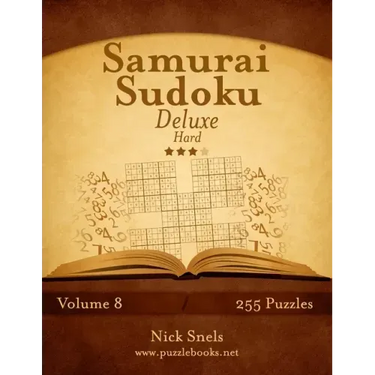 Samurai Sudoku Deluxe - Hard - Volume 8 - 255 Logic Puzzles