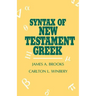 Syntax of New Testament Greek