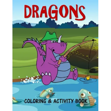 Dragons Coloring & Activity Book: For Kids Fun Activities and Coloring pages for 4-8 year old boys and girls