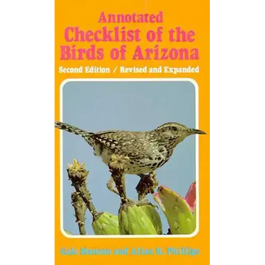 Annotated Checklist of the Birds of Arizona