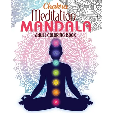 Chakra Meditation Mandala Adult Coloring Book
