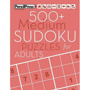 500+ Medium Sudoku Puzzles for Adults: Sudoku Puzzle Books Medium (with answers)
