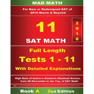 Book A Redesigned SAT Math Tests 1-11