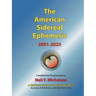 The American Sidereal Ephemeris 2001-2025