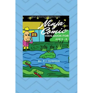 Ninja Comic Kids Book For Age 6 - 8