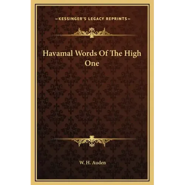 Havamal Words of the High One