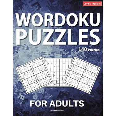 Wordoku Puzzles For Adults: Level: Hard, Large Print Word Sudoku Game For Adults And Seniors, 140 Puzzles With Solutions