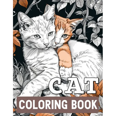 Cat Coloring Book for Adults Relaxation: Stress Relief Cat Pattern