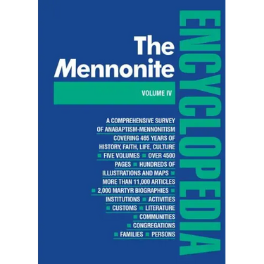 Mennonite Encyclopedia/ Vol 4: Volume 4