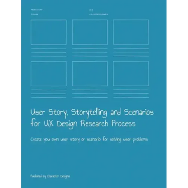 User Story, Storytelling and Scenarios for UX Design Research Process: Create you own user story or scenario for solving user problems