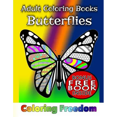 Adult Coloring Books: Butterflies