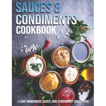 Sauces & Condiments Cookbook: I Love Homemade Sauce And Condiment Cookbook