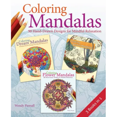 Coloring Mandalas 3-In-1 Pack
