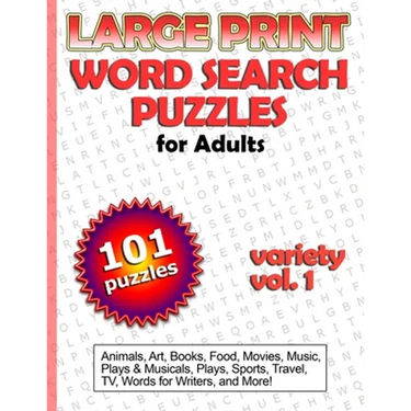 Large Print Word Search Puzzles for Adults