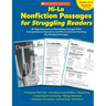 Hi-Lo Nonfiction Passages for Struggling Readers: Grades 4-5: 80 High-Interest/Low-Readability Passages with Comprehension Questions and Mini-Lessons