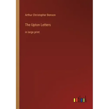 The Upton Letters: in large print