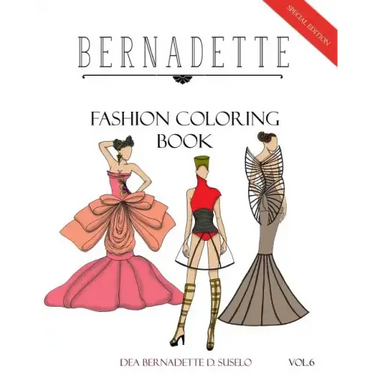 BERNADETTE Fashion Coloring Book Vol. 6: Avant Garde: Extraordinary Fashion Styles