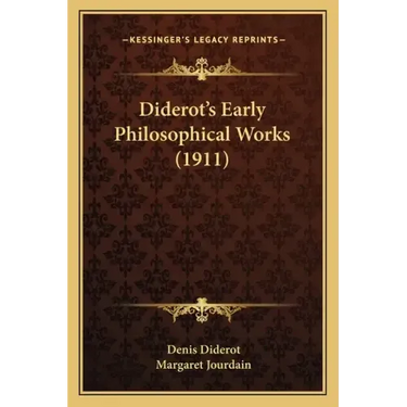 Diderot's Early Philosophical Works (1911)