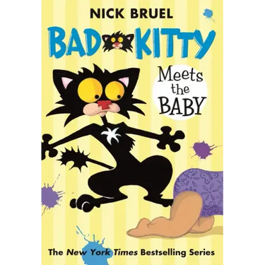 Bad Kitty Meets the Baby (Paperback Black-And-White Edition)