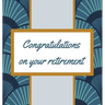 Retirement Guest Book with lined pages (hardback)