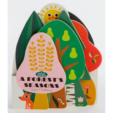Bookscape Board Books: A Forest's Seasons: (Colorful Children's Shaped Board Book, Forest Landscape Toddler Book)