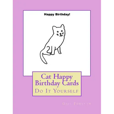 Cat Happy Birthday Cards: Do It Yourself