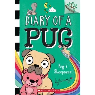Pug's Sleepover: A Branches Book (Diary of a Pug #6)
