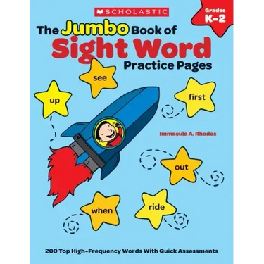 The the Jumbo Book of Sight Word Practice Pages: 200 Top High-Frequency Words with Quick Assessments