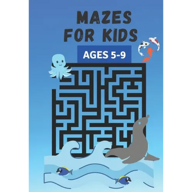 Mazes for kids ages 5-9: children's games, activity book