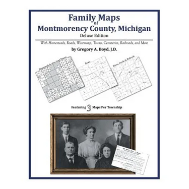 Family Maps of Montmorency County, Michigan